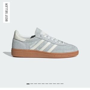 Adidas Handball Spezial Shoes— Wonder Silver / Off White / Gum— New with box